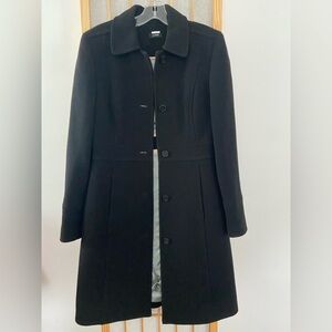 J. Crew Classic Black Coat